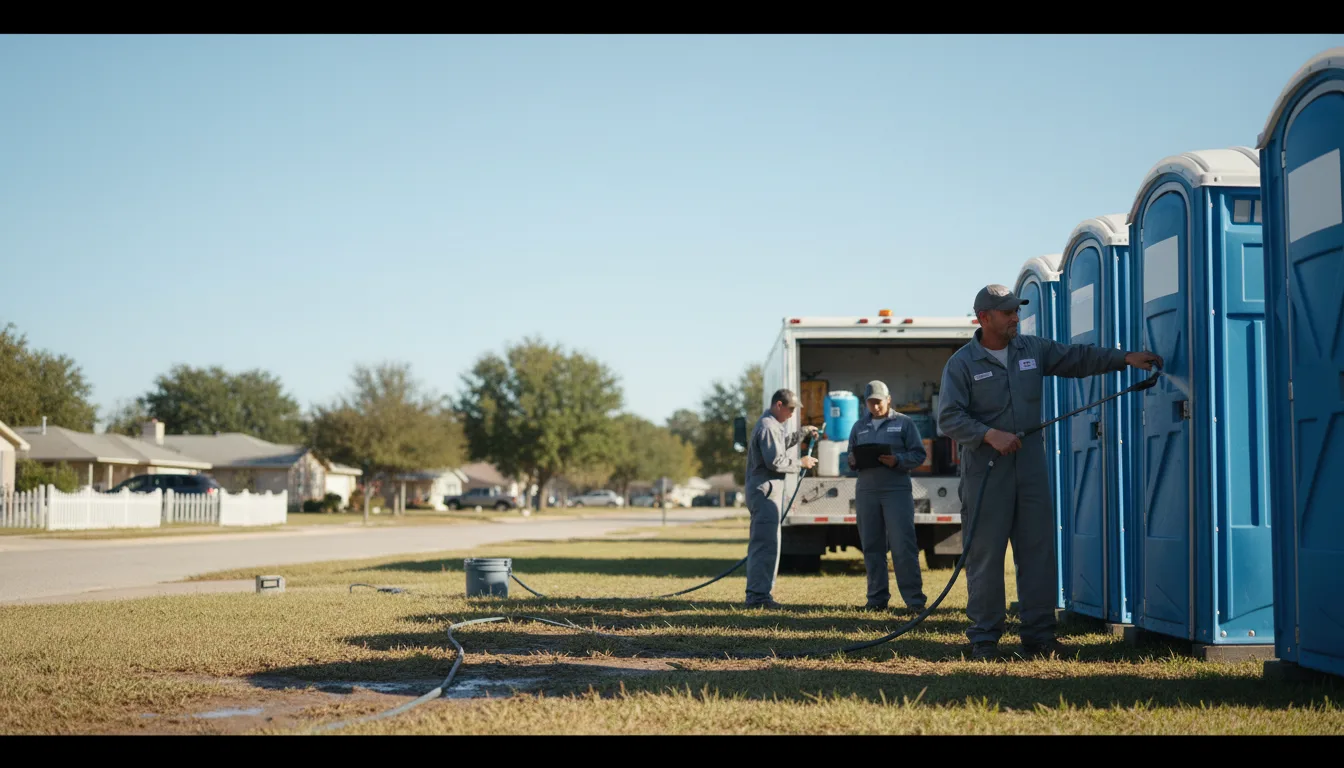 Long-Term Portable Toilet Rental in Goodwater, AL near me